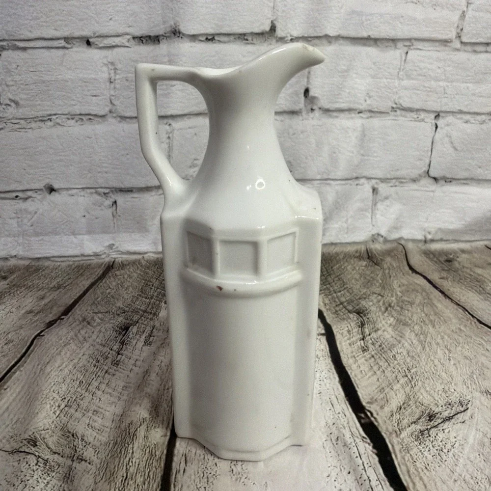 Antique Vintage Oil Cruet Roses Elegant Germany 5559 Porcelain China 8.5